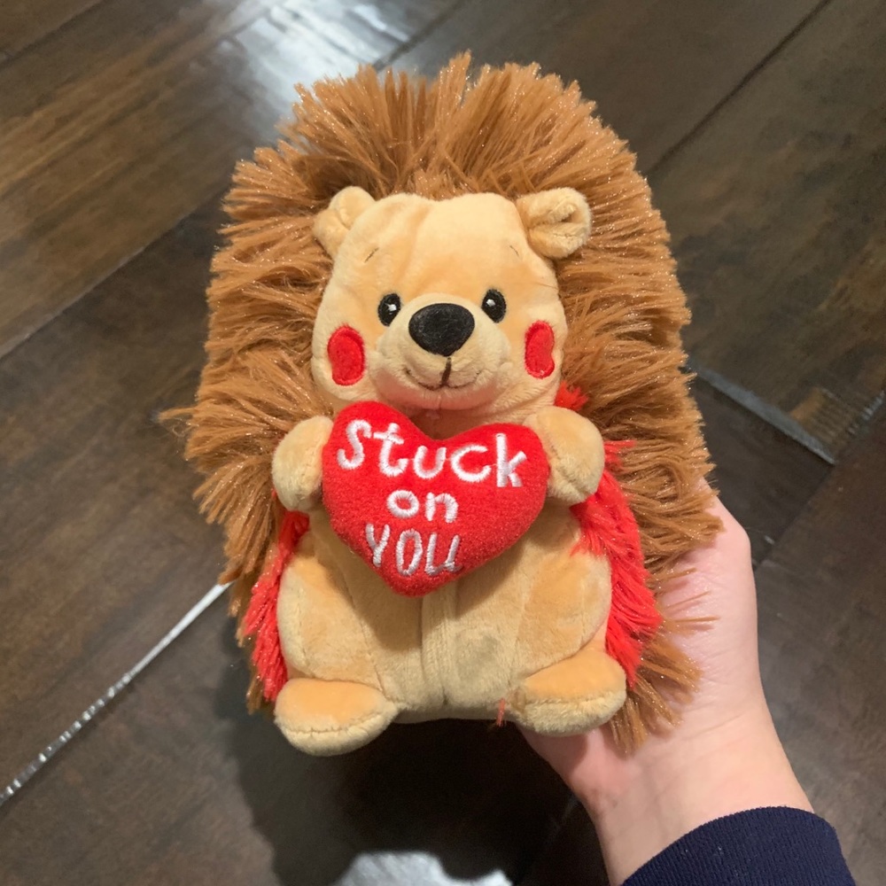 Valentine’s Day Hedgehog Stuffed Animal